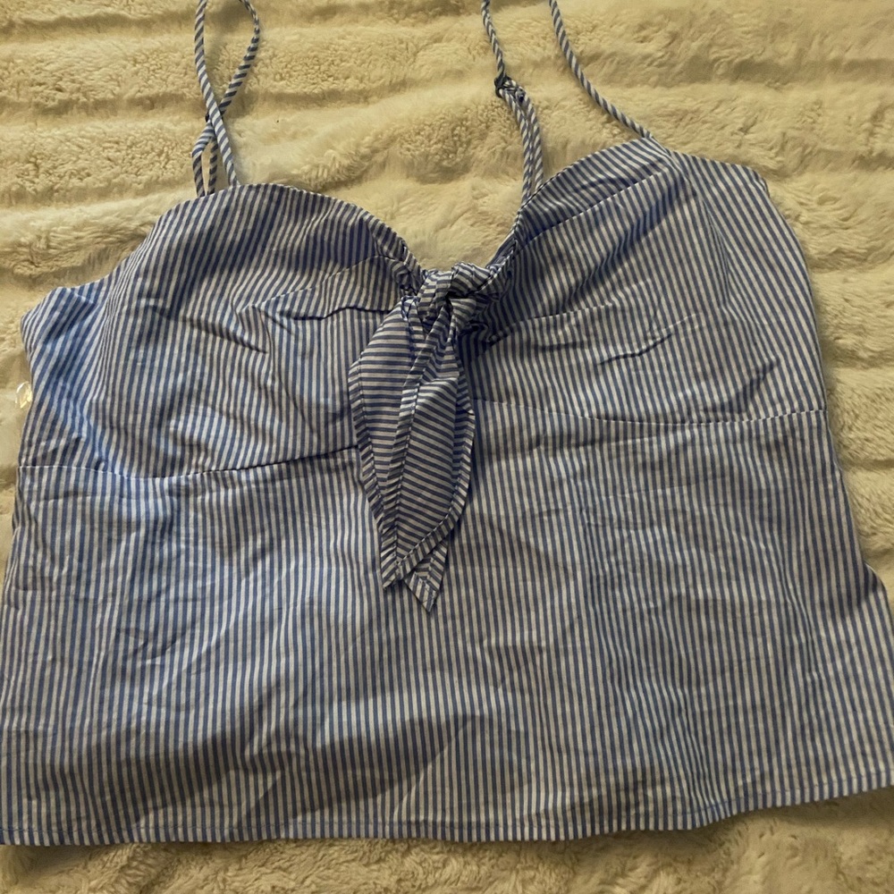 Striped crop top